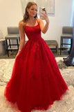 LTP1048,Red Spaghetti Straps Long Prom Dress with HZ0307