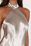 Cute Tie Neck A-Line Homecoming Dresses Short Cocktail HZ0307