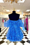 New Arrival Floral Print Ruffles A-Line Homecoming HZ0307