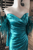 Peacock Blue Bodycon Homecoming HZ0307