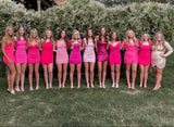 Multi Styles Bodycon Homecoming Dresses Popular Cocktail Dress (Style No. note in HZ0307