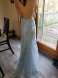 Mermaid Lace Long Prom HZ0307
