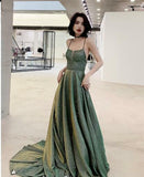 LTP1704,Glitter A-Line Cross Back Prom Evening HZ0307