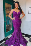 LTP1262,Sweetheart Sequins Mermaid Long Formal Dress, Sleeveless Bodycon Prom Evening HZ0307
