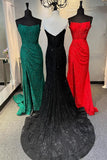 Strapless Hot Pink Lace Mermaid Long Formal Dress with HZ0307