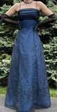 Lace Prom Dress with Spaghetti Straps - Full Length Formal Evening HZ0307