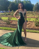 LTP1748,Column Hunter Velvet Strapless Pearls Sleeveless Sweep Train Prom HZ0307