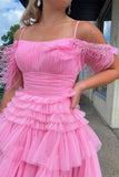 Baby Blue Tulle Off The Shoulder Multi Layers Homecoming HZ0307