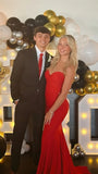 Red Mermaid Sweetheart Prom Dresses Senior Formal Party HZ0307