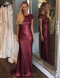 LTP1097,Sexy Sequined Long Backless Prom Dresses, Wedding Party, Bridesmaid HZ0307