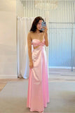 Sexy Pink Sweetheart Cutouts Long Party HZ0307