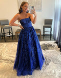 LTP1641,Luxury Red Lace Sequin Long Prom Evening Dresses,Full Length Party HZ0307