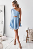 LTP1363,Short A-line sparkle winter formal dress short prom dress homecoming HZ0307