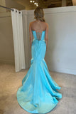 Hot Pink Ruffle Strapless Mermaid Party HZ0307
