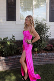 Strapless Satin Lavender Draped Formal HZ0307
