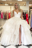 LTP1612,Fabulous Off The White Tulle Layers Long Prom Evening HZ0307