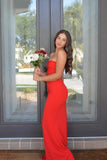 Strapless Yellow Fitted Frill Slit Party HZ0307