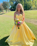 Sweetheart Green Satin A-line Long Formal HZ0307