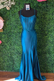 Straps Hot Pink Fitted Long Formal Dress with HZ0307