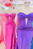 Gorgeous Red Mermaid Long Prom HZ0307
