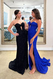 Sweetheart Corset Green Lace Fitted Ruched Long Prom HZ0307