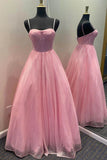 LTP0962,Baby blue sparkle a line prom dresses spaghetti straps sequin evening HZ0307