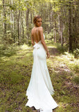 LTP1123,Cheap mermaid white bridal dresses,spaghetti straps wedding HZ0307