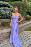 Straps Lavender Mermaid Formal Dress with HZ0307