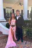 Strapless Green Satin Fitted Long Formal Dress with HZ0307
