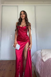 Strapless Green Satin Fitted Long Formal Dress with HZ0307