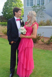 Hot Pink Tulle Prom HZ0307