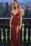 LTP0878,Sexy burgundy sequin v-neck prom dresses with HZ0307