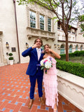 LTP1234,Halter Light Pink Evening Prom Dresses,Layers Tulle Formal Party HZ0307