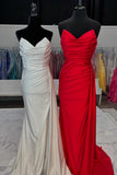 Sweetheart Blue Ruched Fitted Long Prom Dress with HZ0307