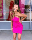 LTP1483,Hot Pink Bodycon Homecoming Dresses Mini Cocktail HZ0307