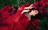 LTP1560,Off The Shoulder Pink Tulle Long Prom Evening Dresses,Pleated A-Line Formal HZ0307