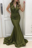 LTP0900,Mermaid Deep V Neck Jersey Long Prom Dress Fuchsia Formal Evening HZ0307