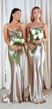Spaghetti Straps Bridesmaid Dresses, Cheap Sheath Bridesmaid HZ0307