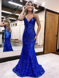 Sexy Mermaid Lace 2024 Prom Dress Long Party HZ0307