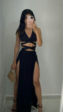 LTP1833,Sexy Prom Dresses, Cross Tie Sexy Homecoming Dresses Black Satin Party HZ0307