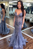 LTP0970,Sparkly Lace Mermaid Long Prom Dresses,Beaded Applique Evening HZ0307
