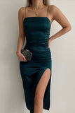 LTP1630,Sexy Tight Satin Prom Dresses,Sleeveless Evening HZ0307