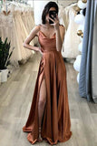 LTP1061,Simple prom dress,spaghetti straps long prom evening HZ0307