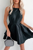 Black A-Line Homecoming Dresses Short Party Dress, HZ0307