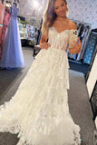 Blush Pink Off The Shoulder Sequin Lace Ruffle Prom HZ0307