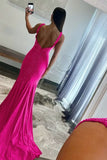 Charming V-Neck Mermaid Prom Dresses Pearl Beaded Evening Party HZ0307