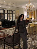 Classy Sheath Scoop neckline Black Prom Dresses Birthday Outfits Evening Gown , HZ0307