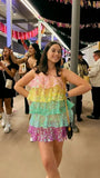 Colorful Sequin Homecoming Dresses Sleeveless Mini Party HZ0307