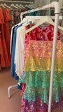 Colorful Sequin Homecoming Dresses Sleeveless Mini Party HZ0307