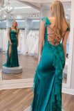 Comfort Ruffle Mermaid Long Chiffon Prom HZ0307